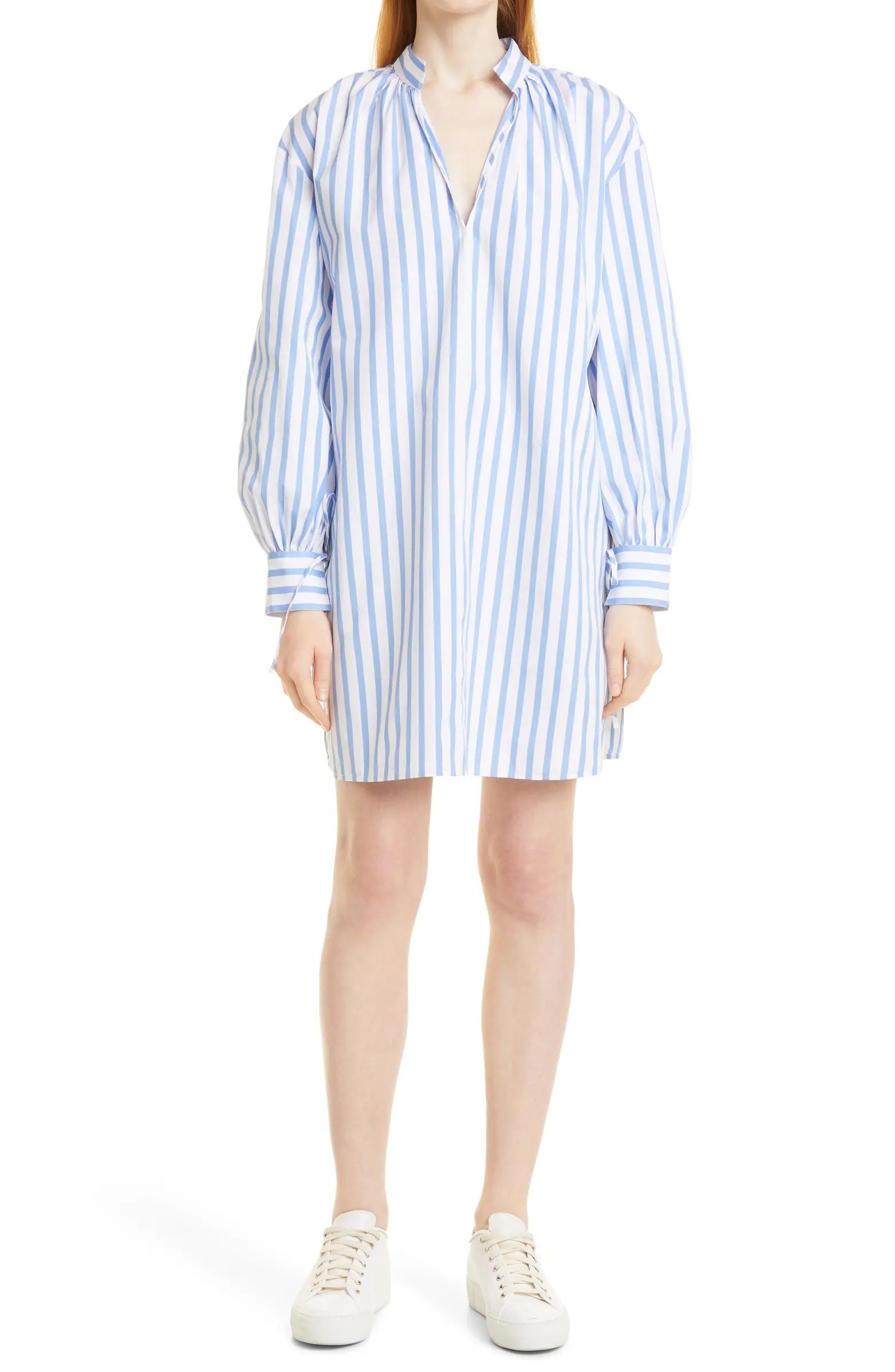 Nordstrom Signature Stripe Poplin Tunic Dress | Nordstrom | Nordstrom