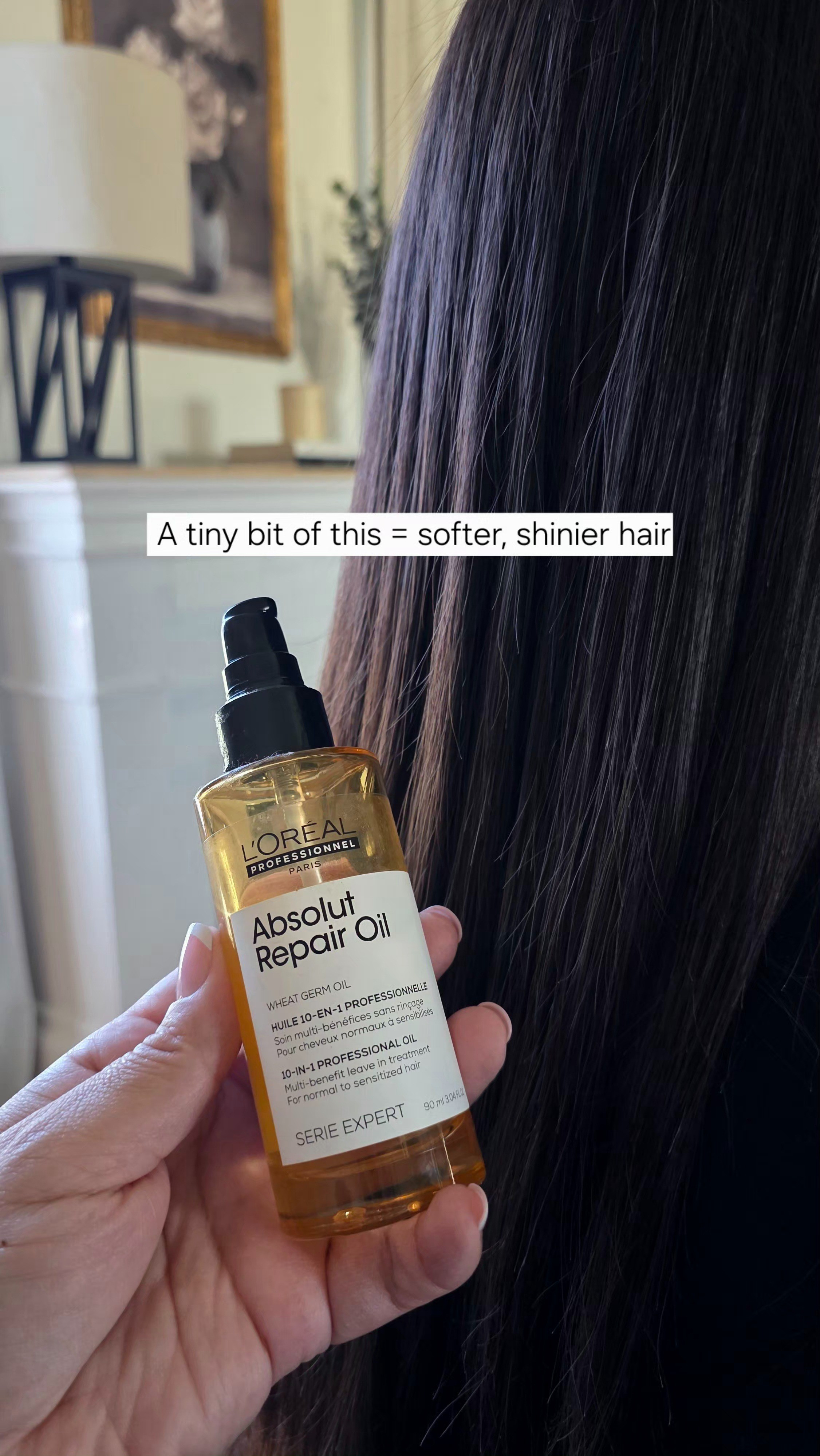 This leave-in oil has been a game changer for our blow-dry routine. It helps with:• softness• shine• detangling• smoothness• lightweight nourishmentI apply a small amount to towel-dried hair, mid-lengths to ends, and then blow dry as usual. It leaves the hair so much softer and easier to manage.#ltkbeauty #hairroutine #blowdryroutine #haircarefavorites #ltkfinds

#LTKgrwm #LTKselfcare #LTKdayinmylife