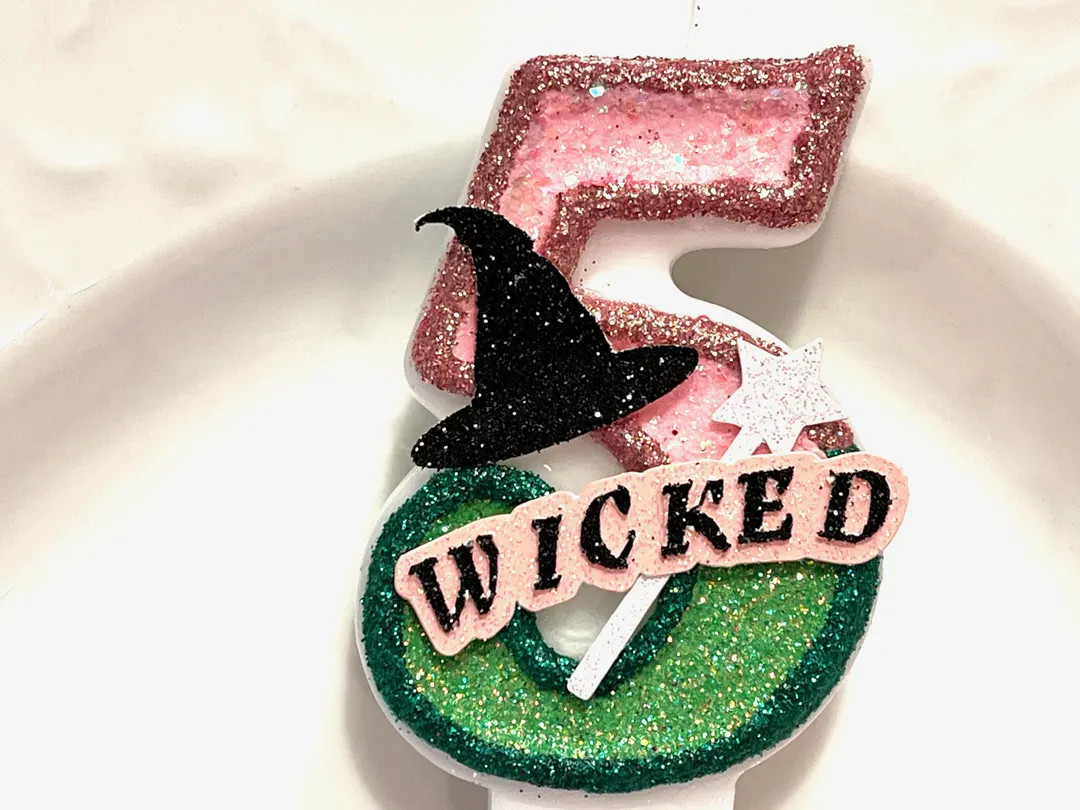 BIRTHDAY CANDLE, Wicked, Wizard of Oz Inspired, Changed for Good, Good Witch, Bad Witch - Etsy | Etsy (US)