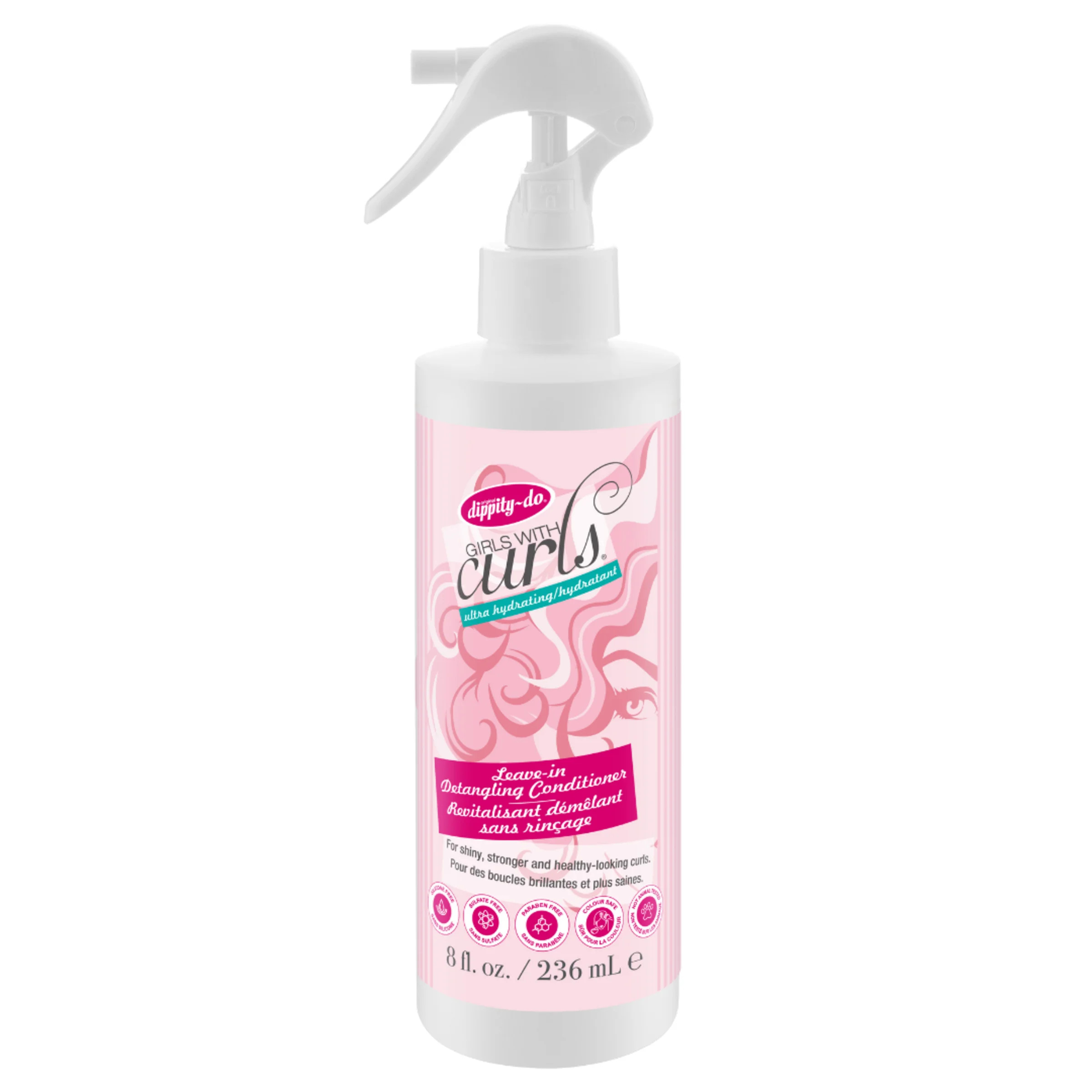 Dippity-do, Girls with Curls, Leave-in Detangling Conditioner, 8 fl oz | Walmart (US)