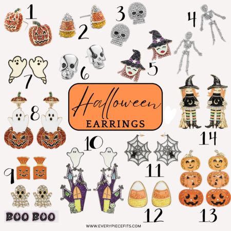 🎃 It’s spooky season! These earrings are adorable and a great way to add a little Halloween fun to your outfit! Order them now before the sell out. #everypiecefits

#LTKSeasonal #LTKHoliday #LTKHalloween
