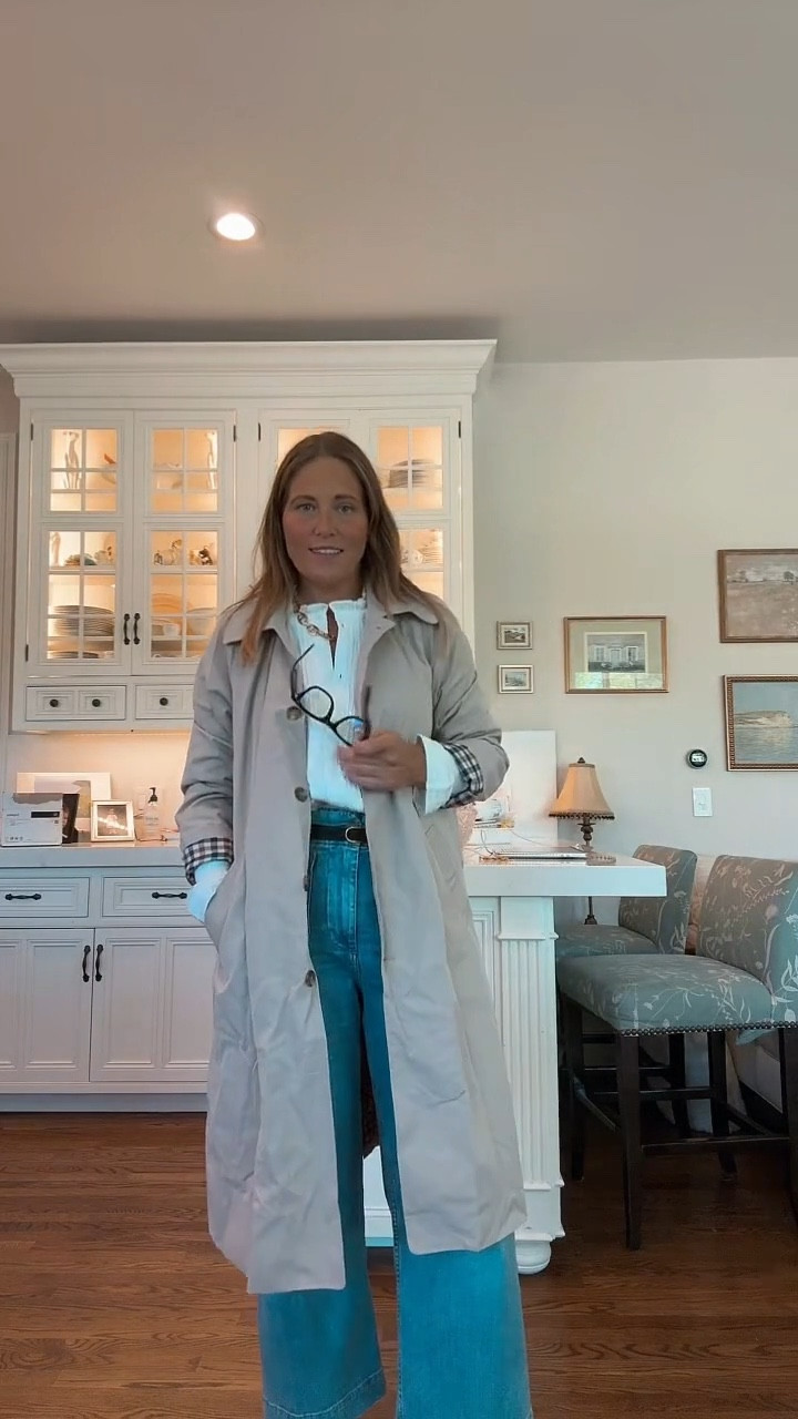 This trench coat is a look for less! You are going to want to get your hands on this as trench coats are trending for fall! Plus, this jacket is $50! 

#LTKSeasonal #LTKMidsize #LTKFindsUnder100