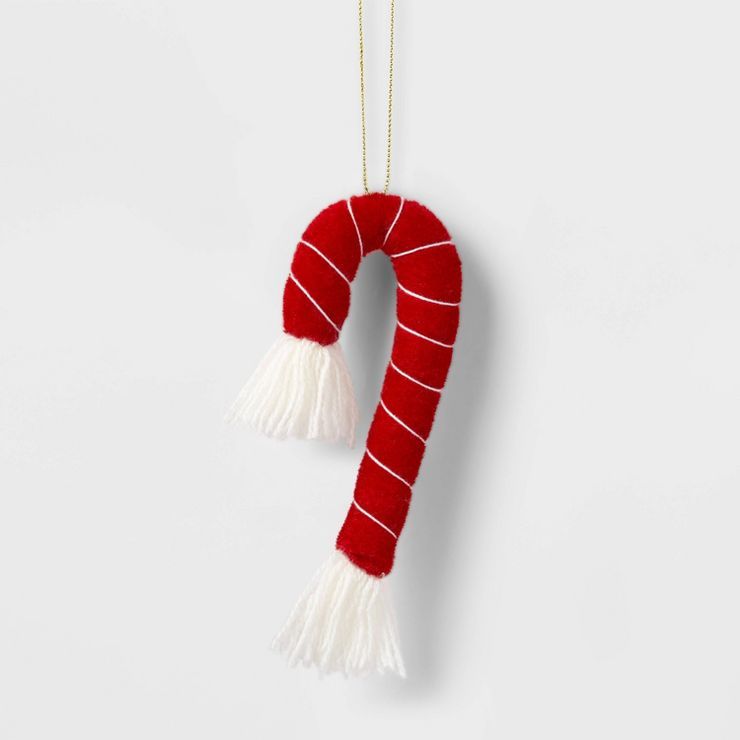 Fabric Candy Cane Christmas Tree Ornament - Wondershop™ | Target