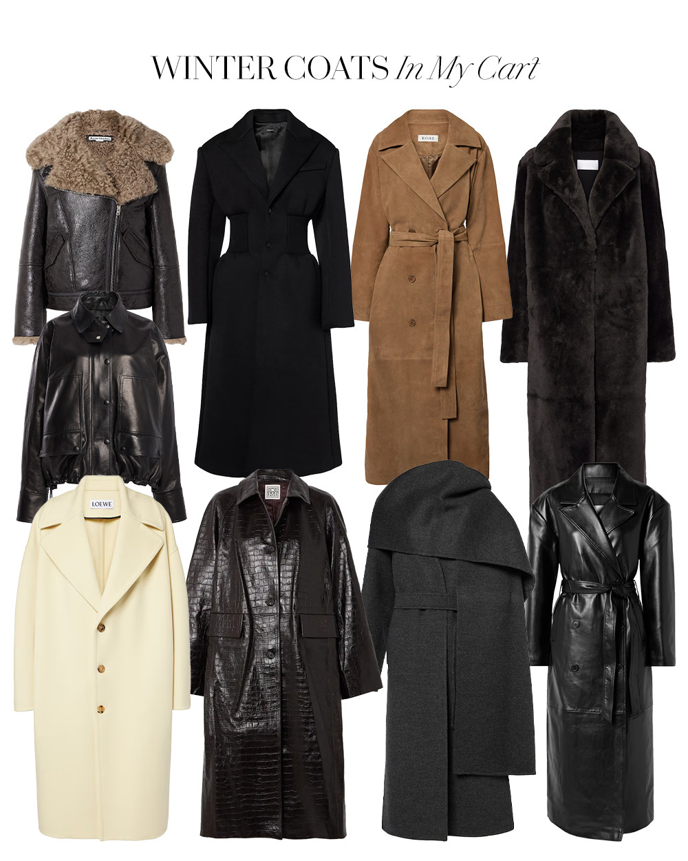 Winter Coats In My Cart  

 #LTKSeasonal #LTKStyleTip
