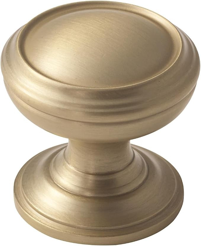 Amerock | Cabinet Knob | Golden Champagne | 1-1/4 inch (32 mm) Diameter | Revitalize | 1 Pack | D... | Amazon (US)