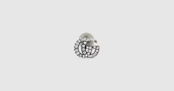 Gucci Crystal Double G brooch | Gucci (US)