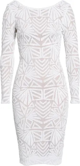 Emery Long Sleeve Sequin Cocktail Dress | Nordstrom