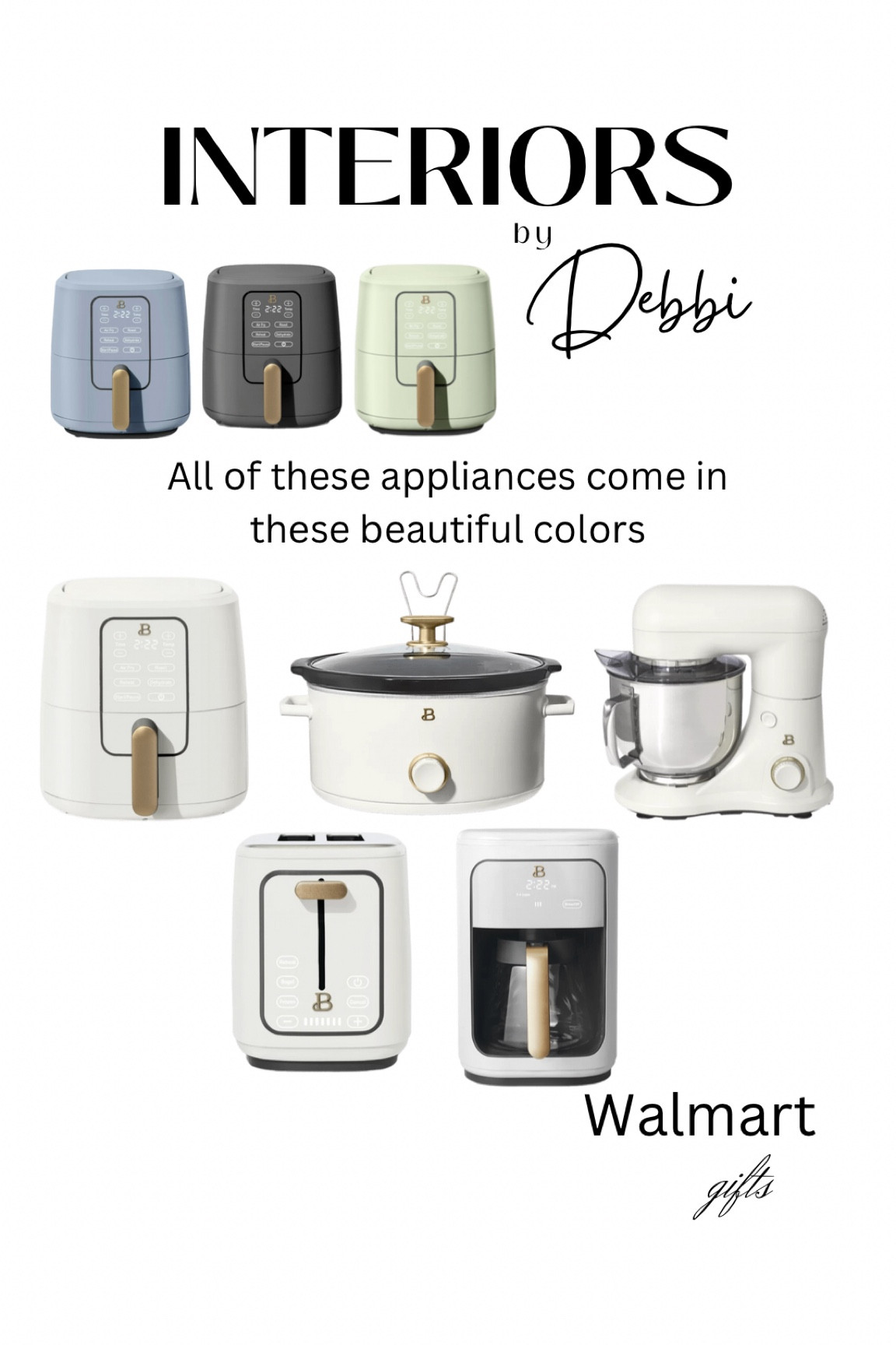 Kitchen Electronics Gift Guide
Air fryer, crock pot, mixer, toaster, coffee maker, kitchen, kitchen electronics, electronics, gift giving, Christmas gifts
#walmart

#LTKHoliday #LTKGiftGuide #LTKSeasonal