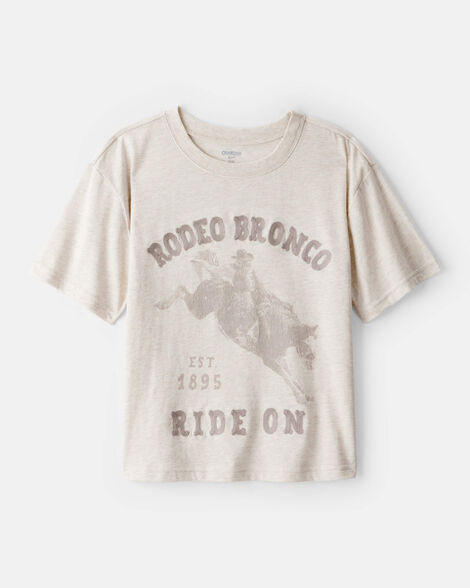 Boys Western Rodeo Short-Sleeve Graphic Tee - Ivory | Carter's Inc