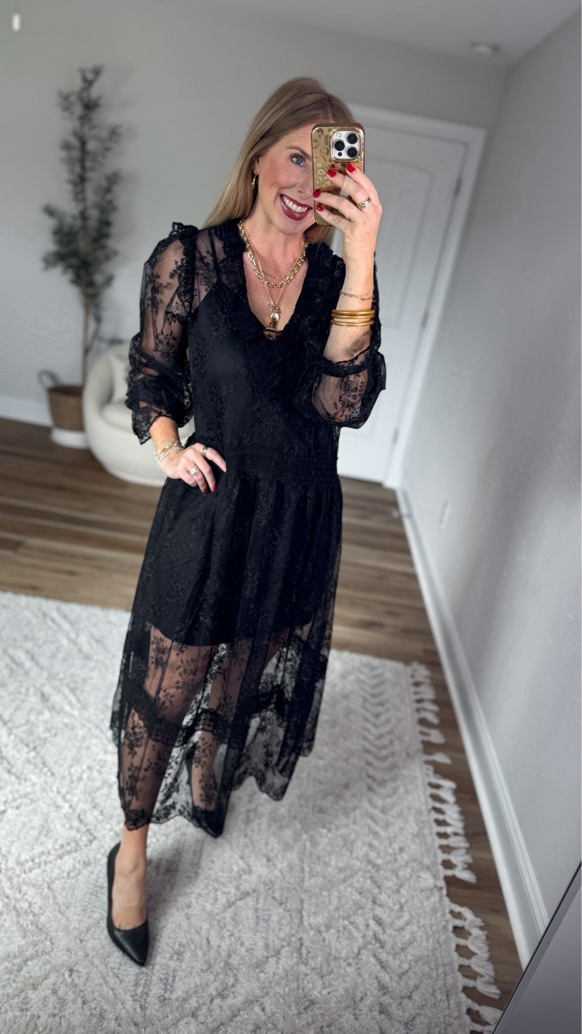 Weekend Walmart Wins try-on
Black lace dress- small

#LTKootd #LTKxWalmart