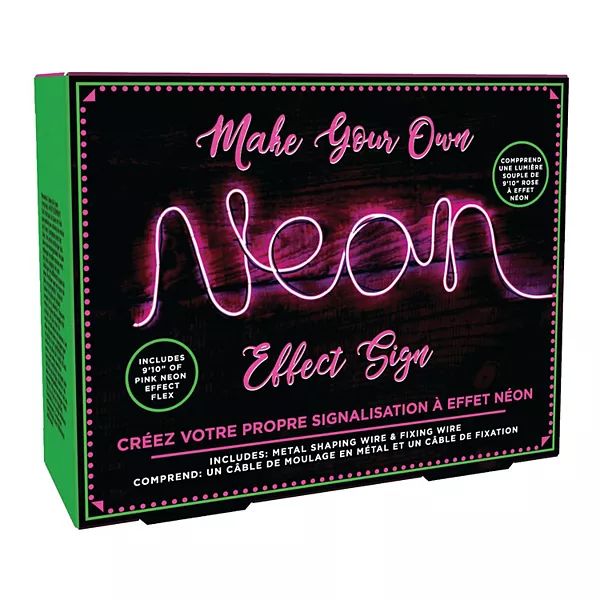 Iscream Pink-Make Your Own Neon Sign | Kohl's