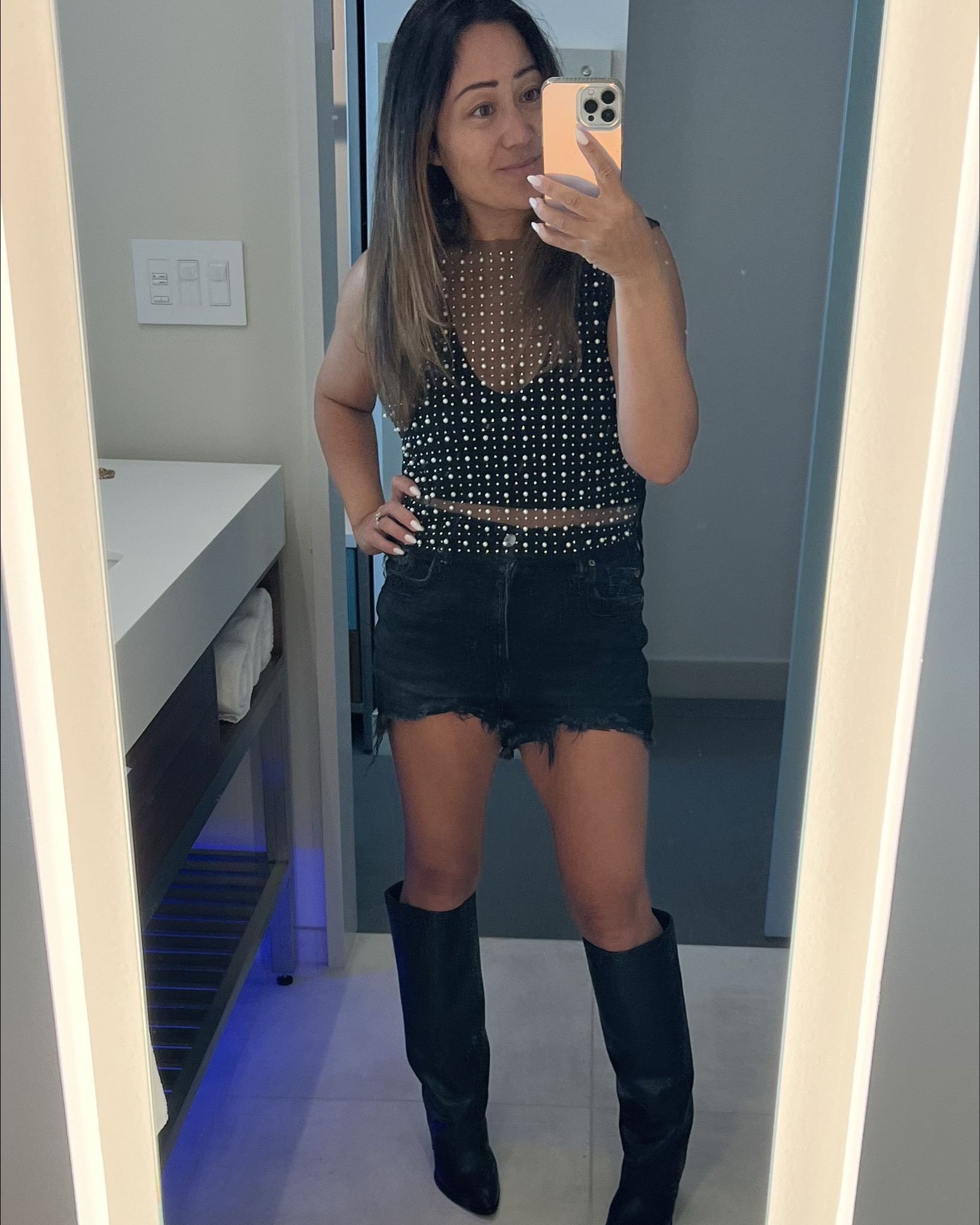 Olivia Rodrigo Concert Outfit. Size Medium in jewel tank, but could have sized down to a small. Size 4 in denim shorts. Boots TTS.

#LTKFindsUnder100 #LTKStyleTip #LTKxNSale