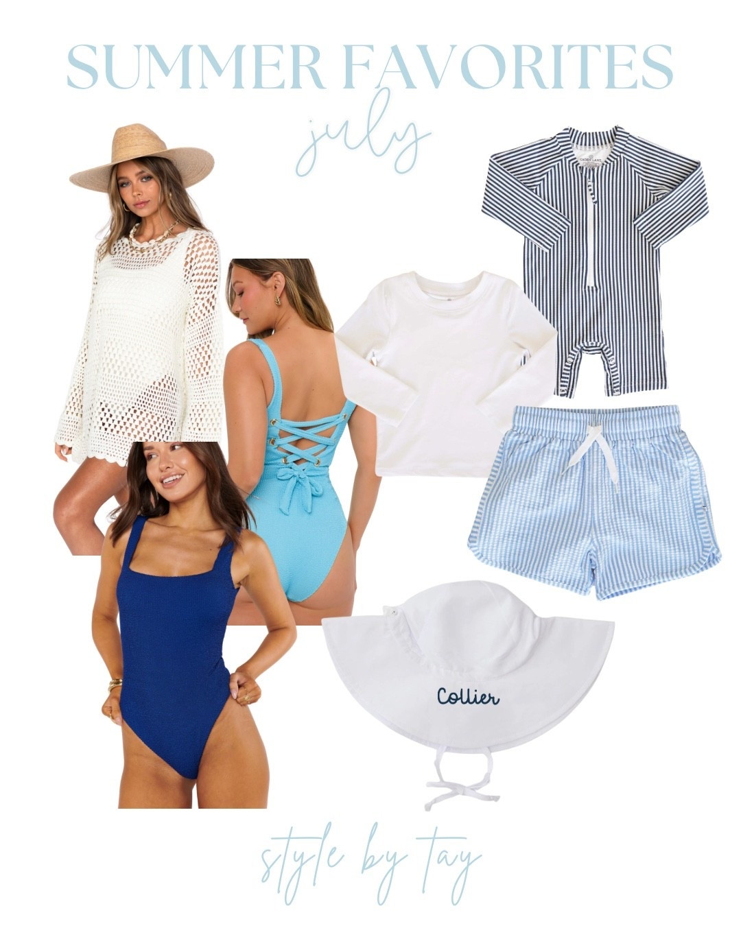 July favorites for summer! 

show me your mumu swimsuit, beach coverup, baby swimsuit, baby sun hat

#LTKSeasonal #LTKSwim #LTKBaby