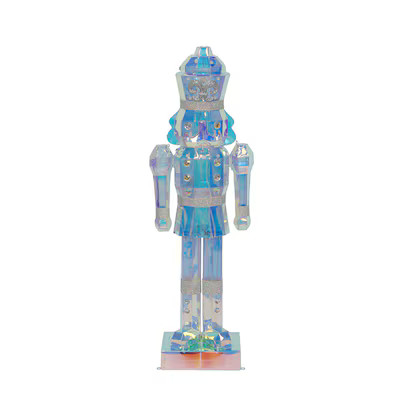 Holiday Living 3-ft LED Irdescent Nutcracker  Decoration | Lowe's