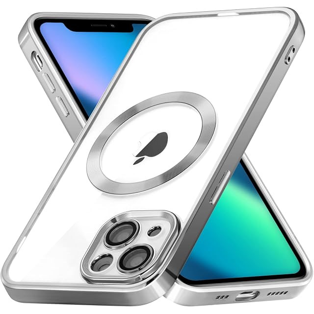 HVDI Clear Magnetic Case for iPhone 11 with Mag-Safe Wireless Charging, Soft Silicone TPU Bumper Cov | Amazon (US)
