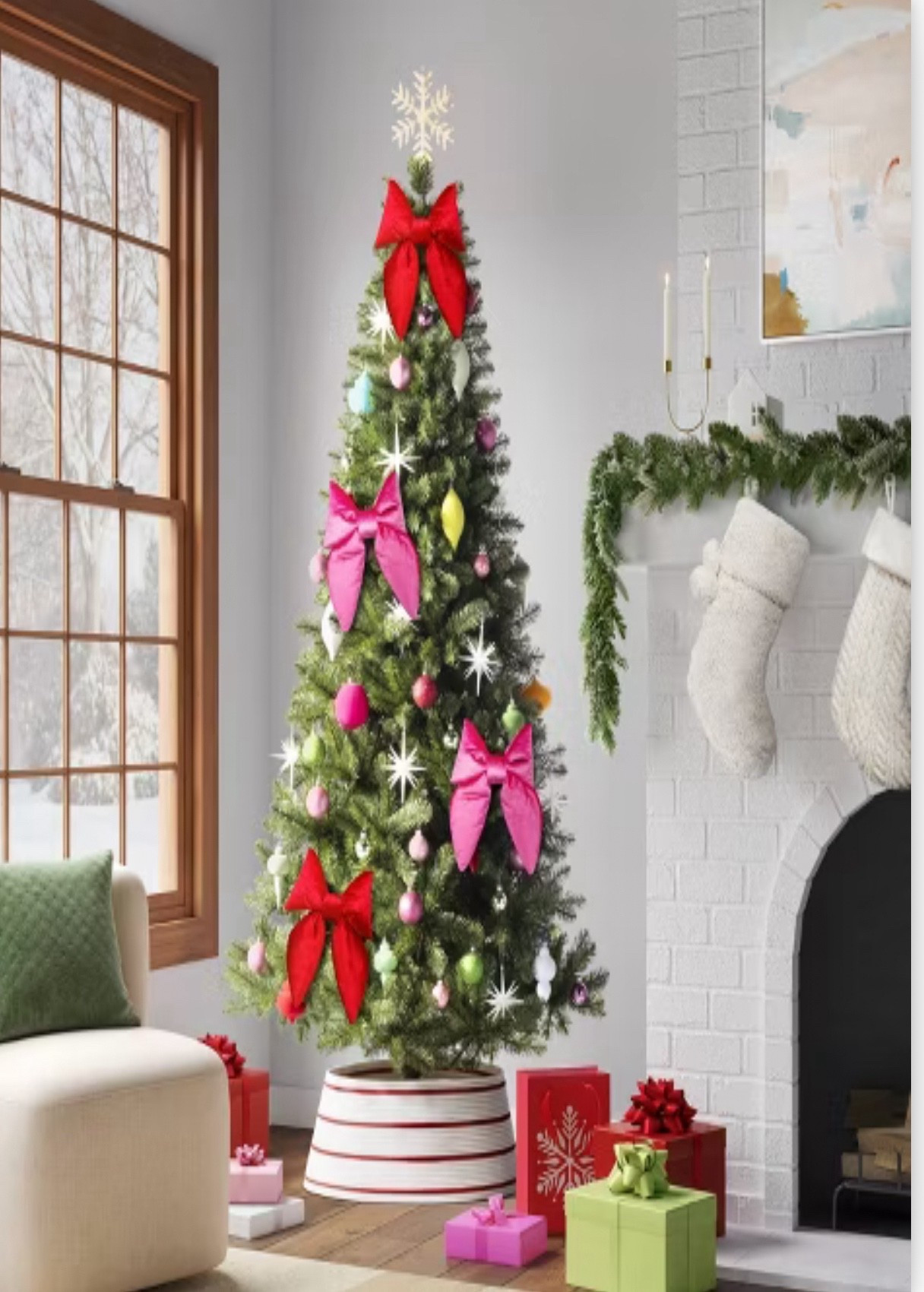 Christmas Decor, bow decorations 

#LTKHoliday #LTKHome #LTKFindsUnder50