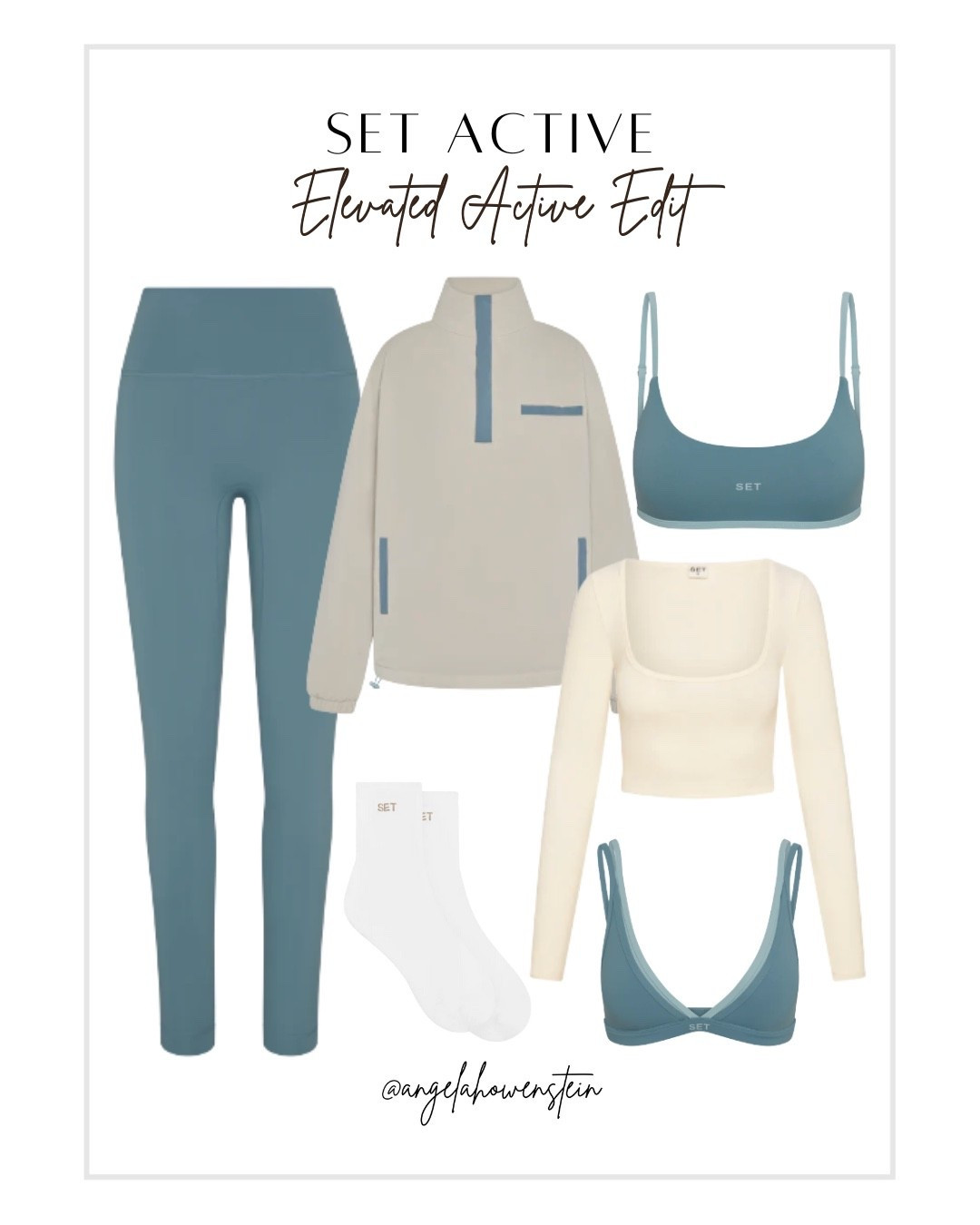 Love these SET pieces for workouts, travel days, or just everyday errands. Easy to mix, super flattering, and looks just as good outside the gym as it does in it.

#activewearstyle #elevatedbasics #setactive #everydayactive #athleisurewear #workoutstyle #ltkactive #ltkstyle #casualchic



#LTKfitnessgoals #LTKootd #LTKActive