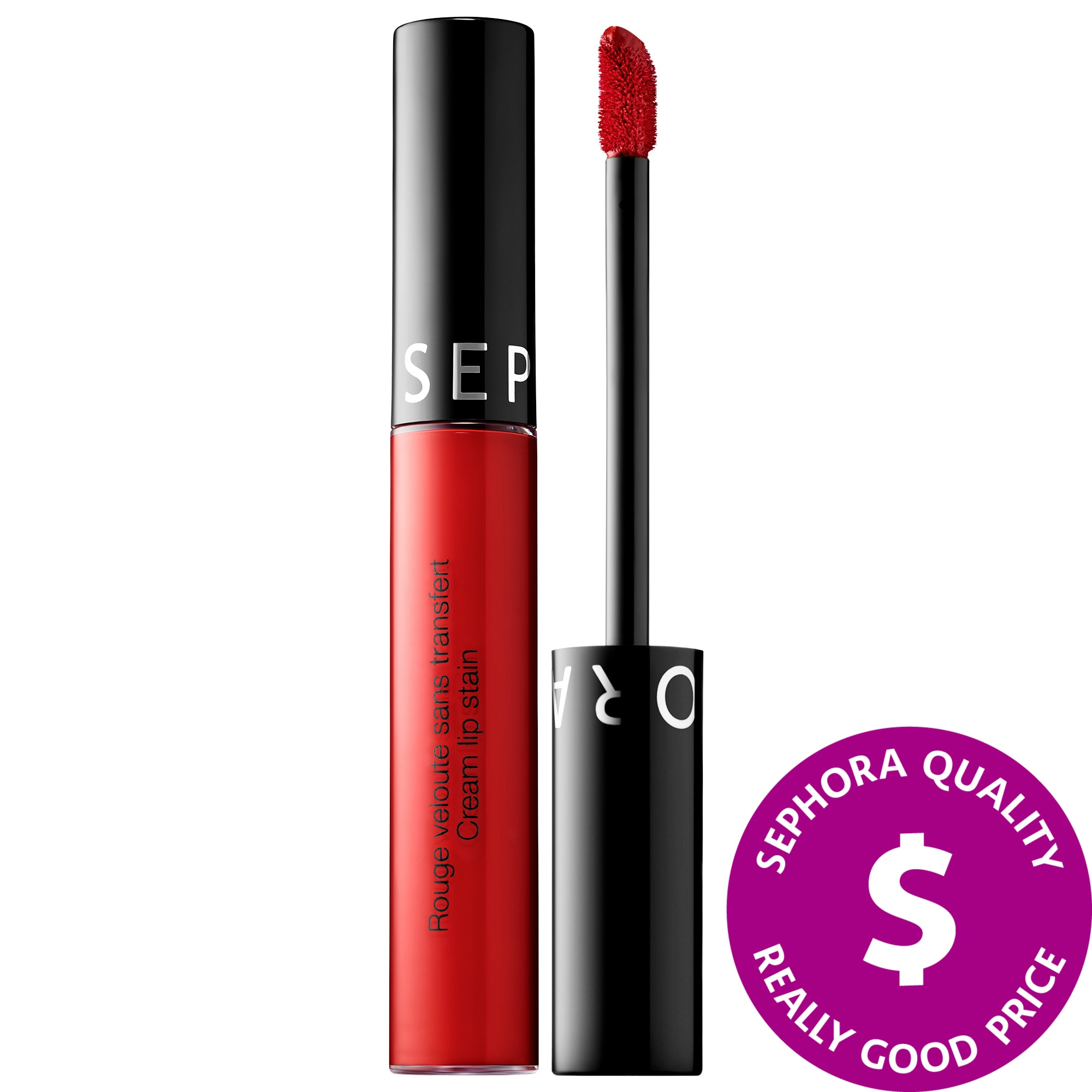 SEPHORA COLLECTION Cream Lip Stain Liquid Lipstick 95 Electric Ruby 0.169 oz/ 5 mL | Sephora (US)