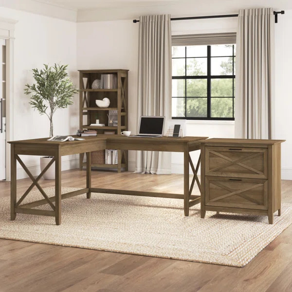 Huckins L-Shape Executive Desk | Wayfair North America