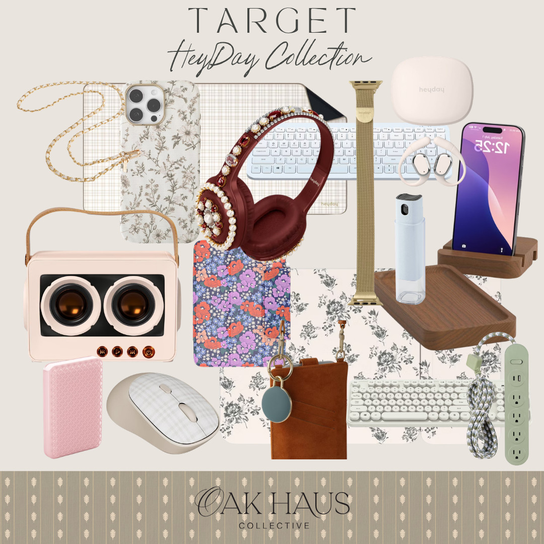 NEW HeyDay Collection at Target!
Target's exclusive in-house brand of colorful, stylish, and affordable technology products and accessories! 

I'm loving these aesthetics! 

#targetpartner #targetheyday #heydaycollection #techaccessories 

 #LTKmomlife #LTKHome