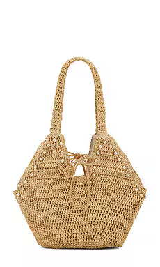 BTB Los Angeles Posey Pearl Tote in Natural from Revolve.com | Revolve Clothing (Global)