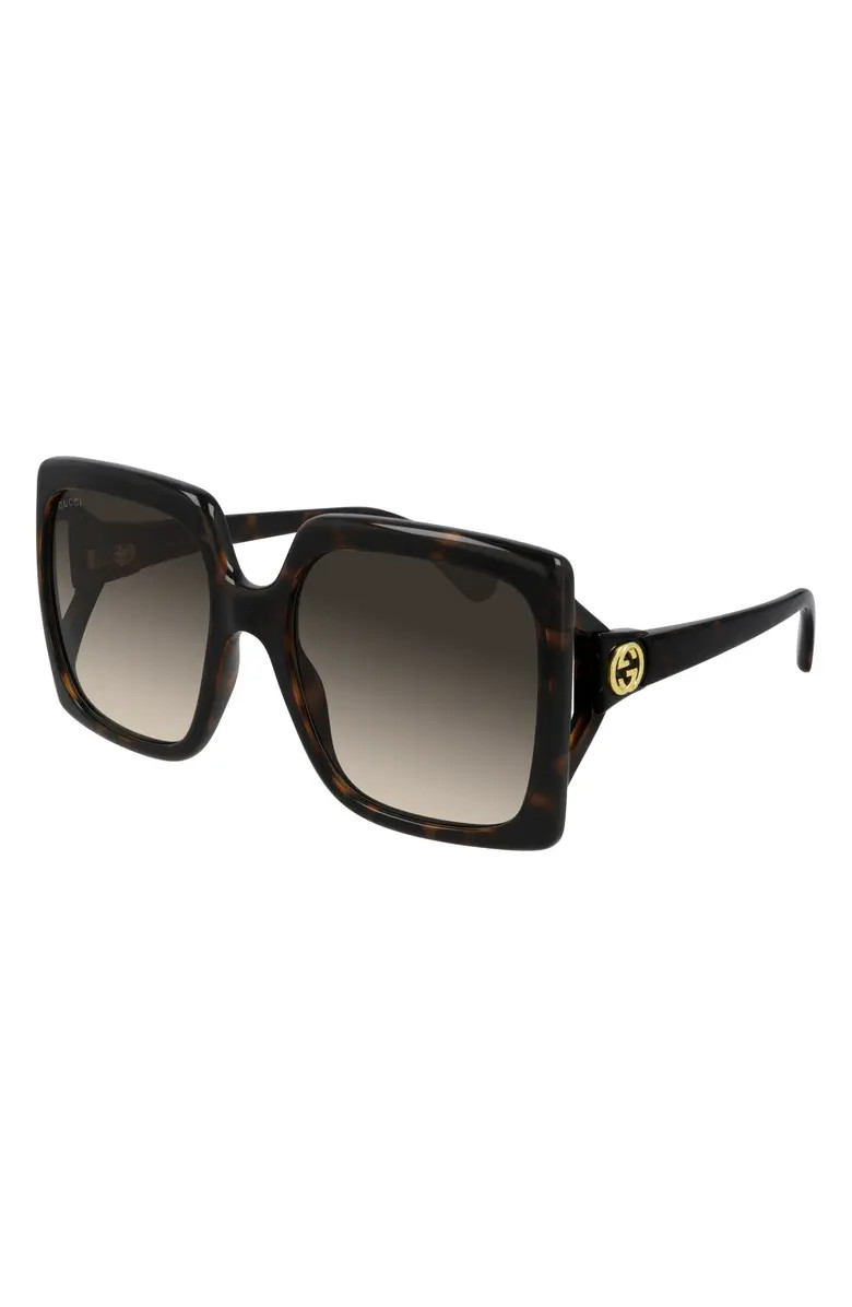 60mm Gradient Square Sunglasses | Nordstrom