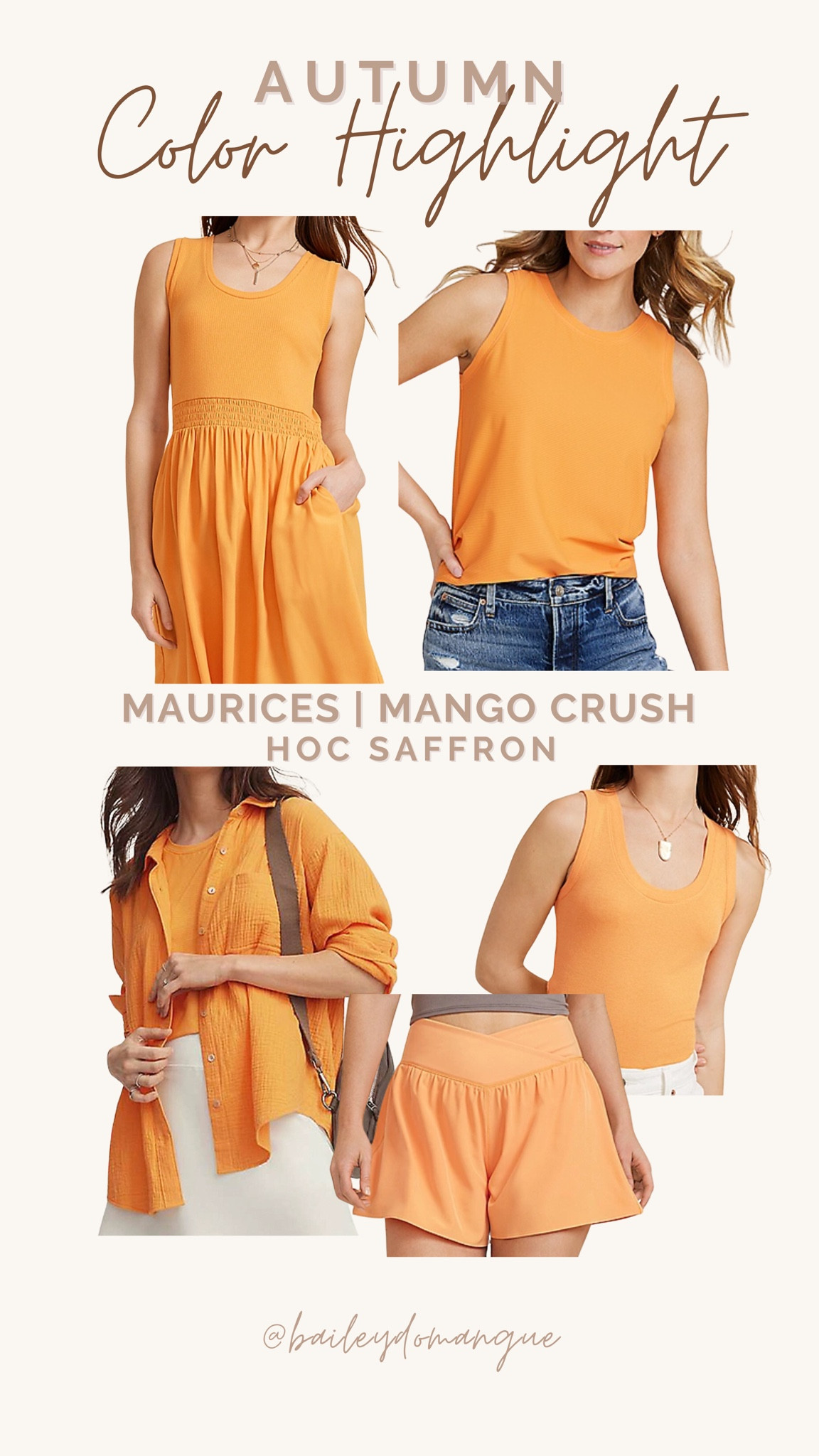 Saffron BEAUTIES! 

DiscoverMaurices, HOC Saffron, HOC Autumn, Dark Autumn, True Autumn, House of Colour 


#LTKActive #LTKFindsUnder50 #LTKSeasonal