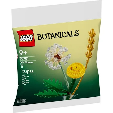 LEGO Botanicals Field Flowers Building Kit - Wildflower Posy for Girls and Boys Ages 9+ - Fun Project for Nature Lovers - 30701 | Walmart (US)