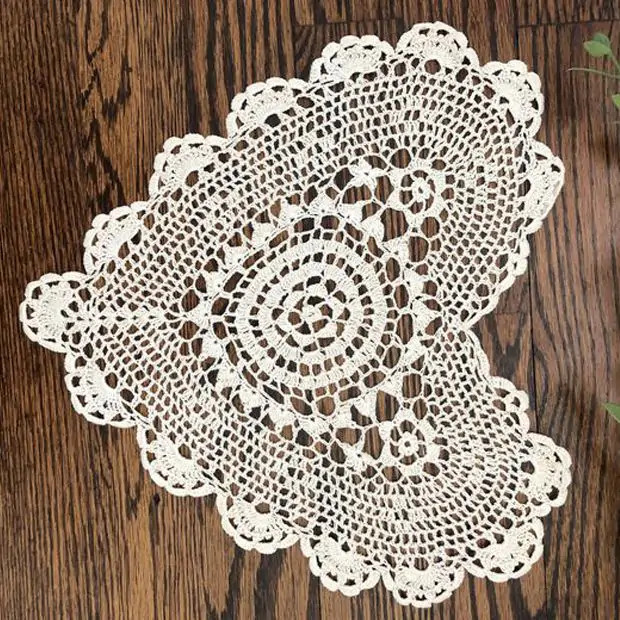Loving Heart Doily Set of 4 | Antique Farm House