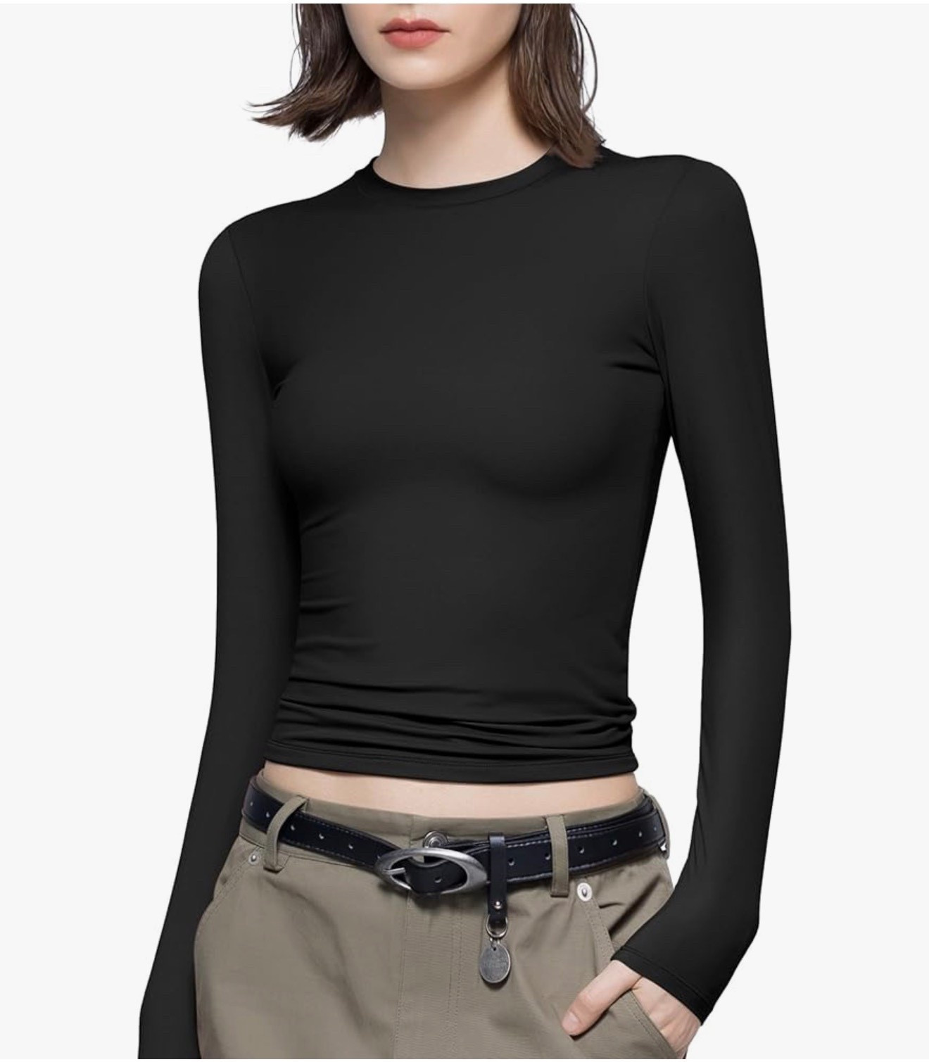This is my go-to layering top. Smooth, comfortable, and works under everything. 

#LTKWorkwear #LTKOver40 #LTKMidsize