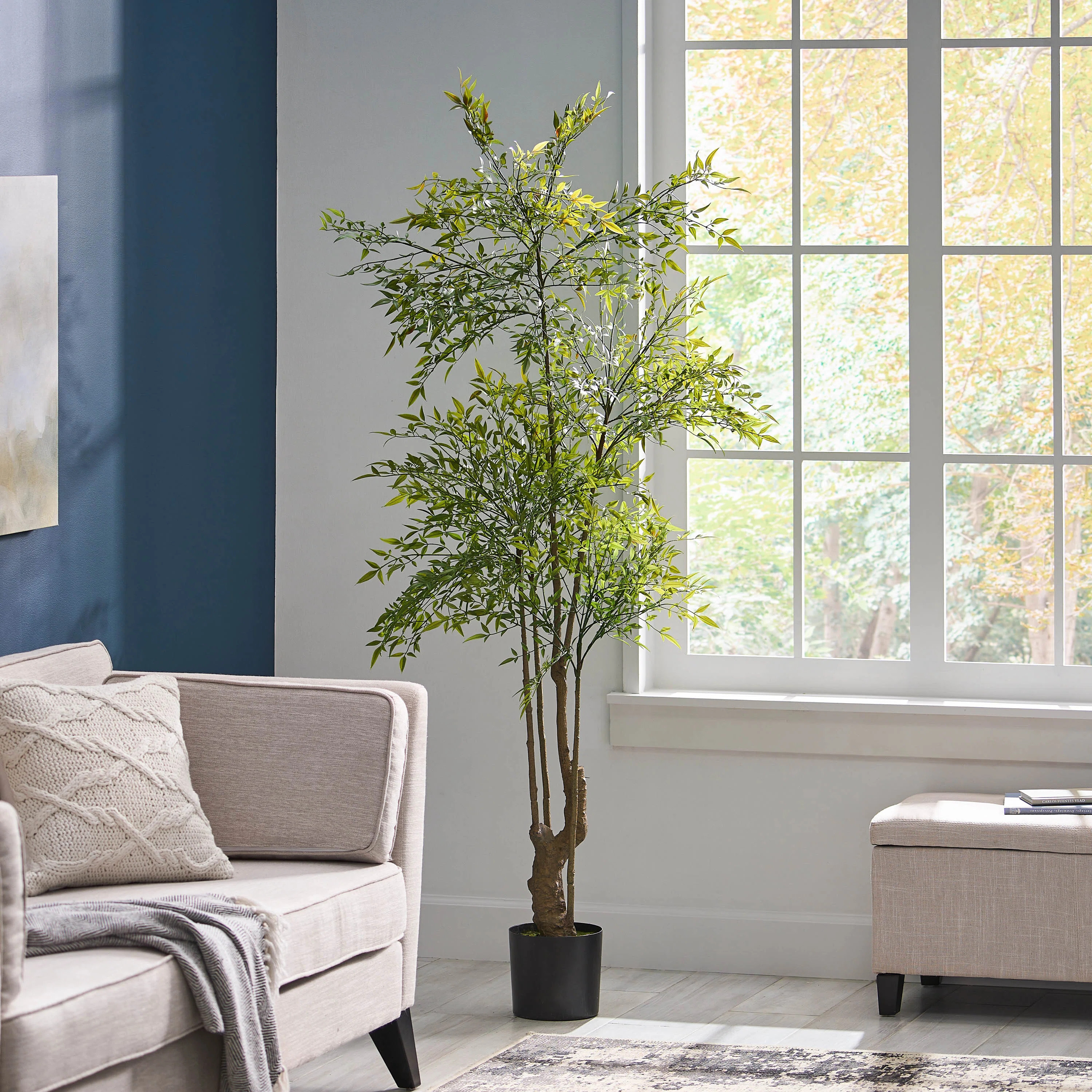 Primrue 70.9'' Faux Eucalyptus Tree in Planter & Reviews - Wayfair Canada | Wayfair North America