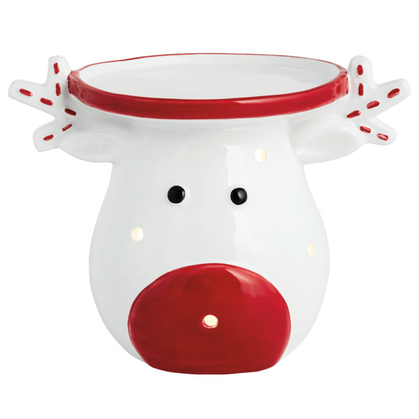 LED Reindeer Pillar Holder | Mud Pie