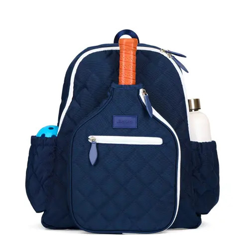 Ame & Lulu Pickleball Time Backpack in Quilted Navy/white at Nordstrom | Nordstrom