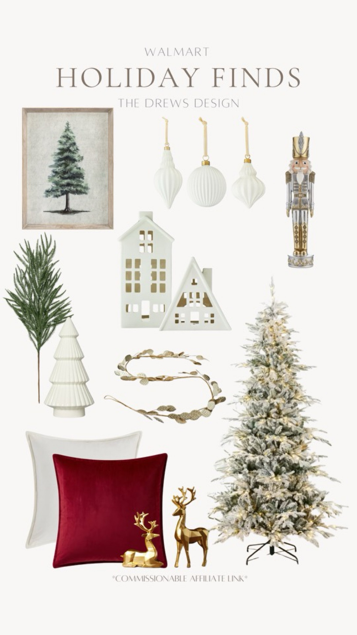 Walmart Holiday Decor Roundup 

These holiday decor finds will bring a classic, festive feel to your home this holiday season. Complete with a beautiful prelit flocked tree, warm velvet throw pillows, wall & mantle decor pieces, as well as tree decor! 

Faux prelit flocked Christmas tree, nutcracker, velvet throw pillows, ceramic village houses, greenery, gold reindeer, white ceramic ornaments, winter wall decor 



#LTKSeasonal #LTKHome #LTKStyleTip