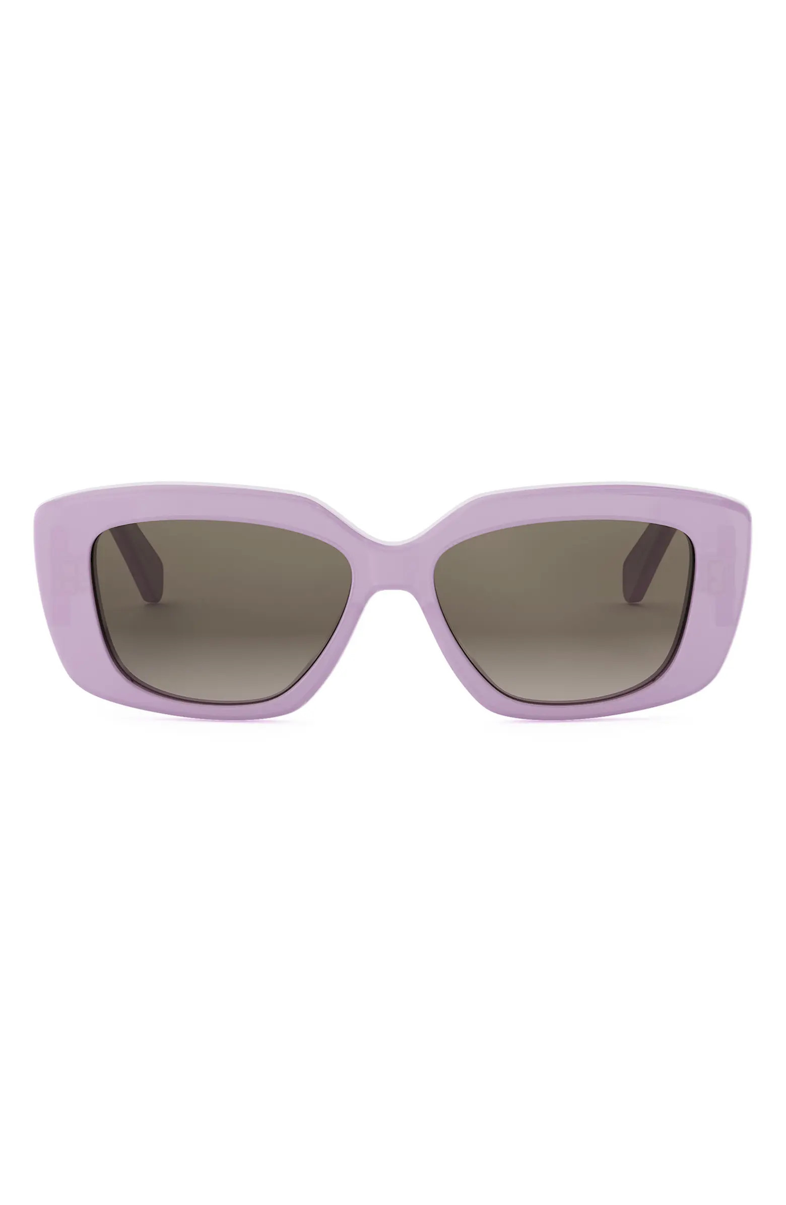 Triomphe 55mm Rectangular Sunglasses | Nordstrom
