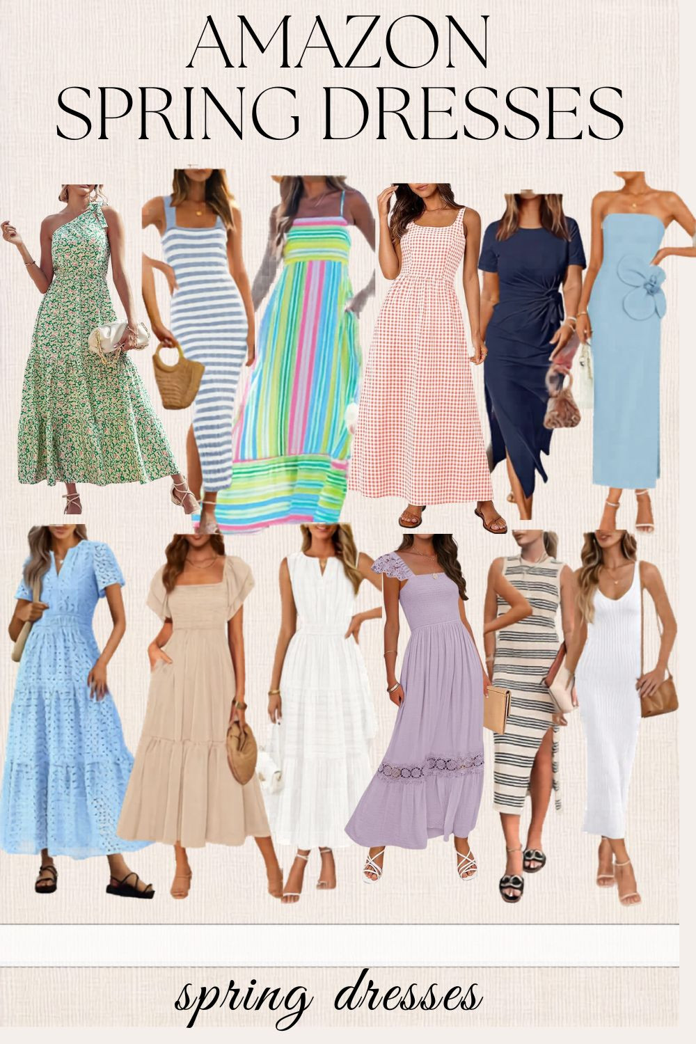 Amazon Spring Dresses You’ll Live In This Season 🌸

Light, feminine, and effortlessly chic — these Amazon spring dresses are perfect for everything from brunch dates to vacations and everyday wear. Think breezy fabrics, flattering silhouettes, and soft pastel tones that instantly elevate your look without trying too hard. Whether you love a classic midi, a flowy maxi, or a fitted knit dress, these picks are affordable, stylish, and easy to dress up or down.

Perfect for spring weddings, baby showers, travel outfits, or just feeling put together on a casual day ✨

#amazondresses #springdresses #amazonfashionfinds #springoutfits #affordablefashion #amazonstyle #weddingguestdress #casualchicstyle #midsizefashion #everydaystyle #springfashion2026 #effortlessstyle #amazonfinds #outfitinspo #styleinspiration #dressseason #amazonmusthaves #femininefashion #chicoutfits #ootd 

 