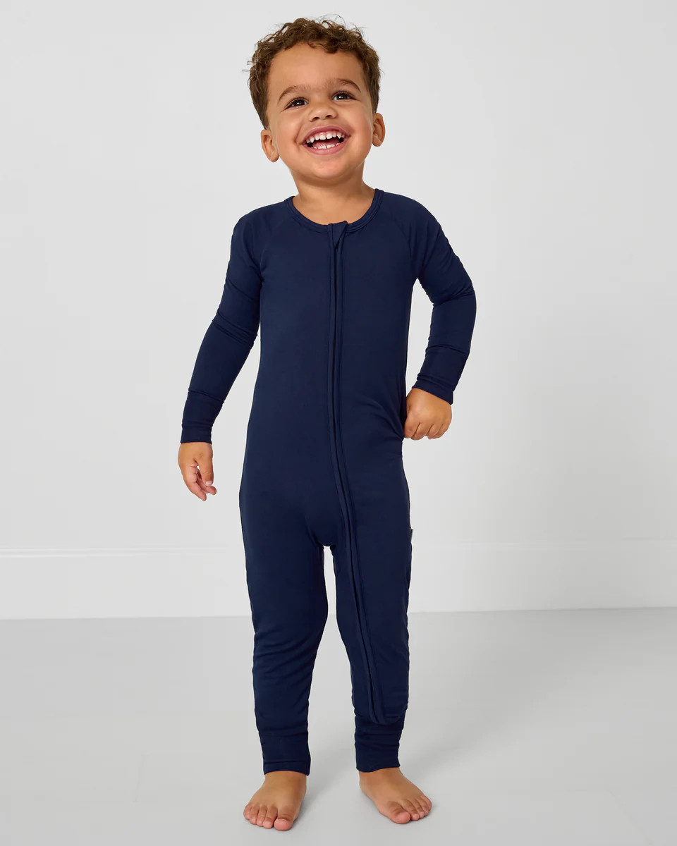 Classic Navy Zippy | Little Sleepies