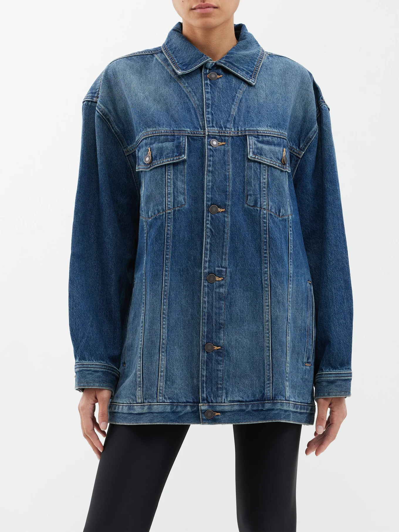 Adam oversized denim jacket | Nili Lotan | Matches (UK)
