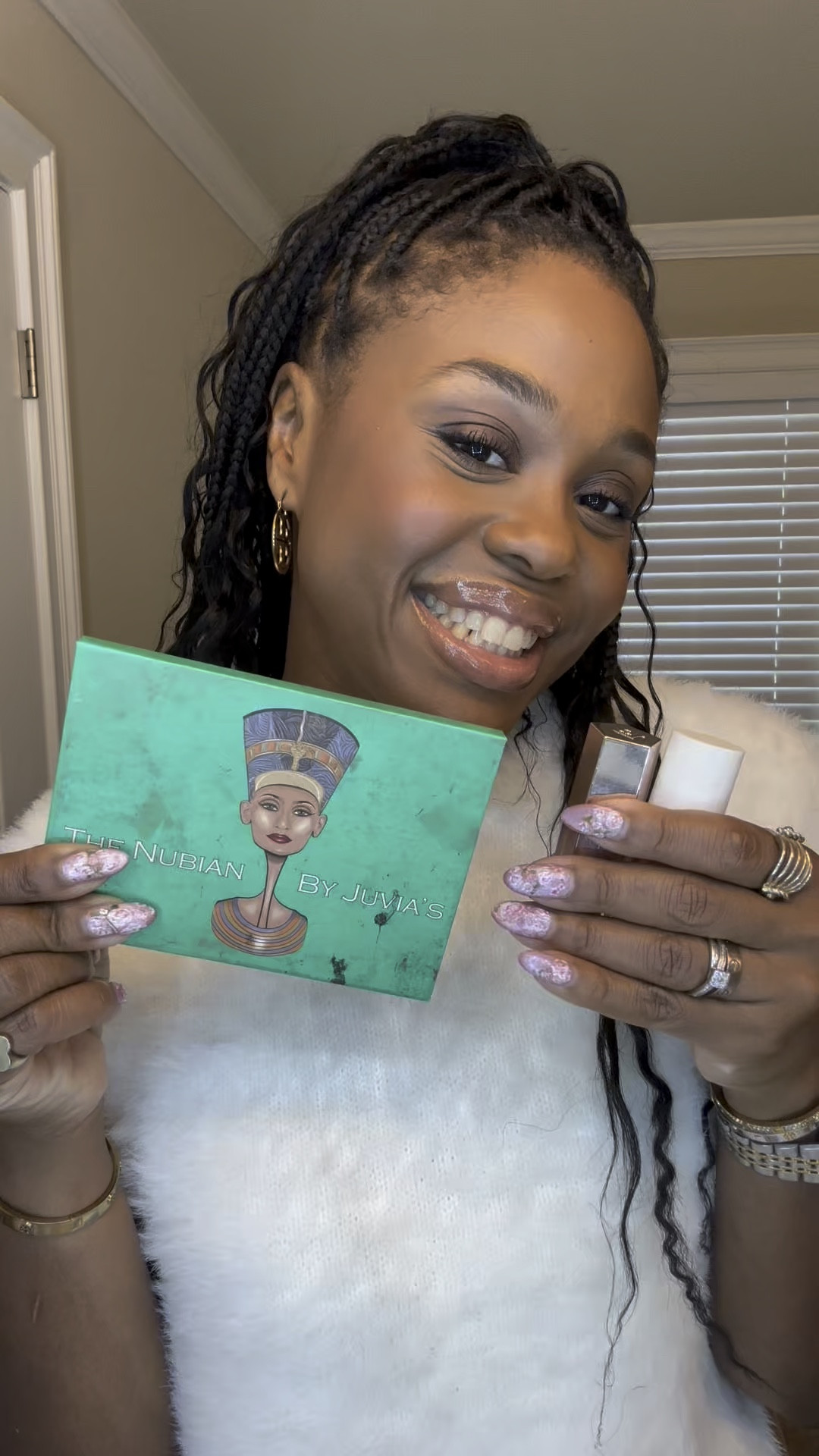 A couple of today’s makeup products! Juvia’s Place The Nubian Palette eyeshadowFenty Beauty Brittany Chanel Cosmetics lip gloss 

#LTKFindsUnder50 #LTKStyleTip #LTKBeauty