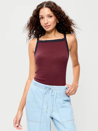 Snug Apron-Neck Tank Top | Old Navy (US)