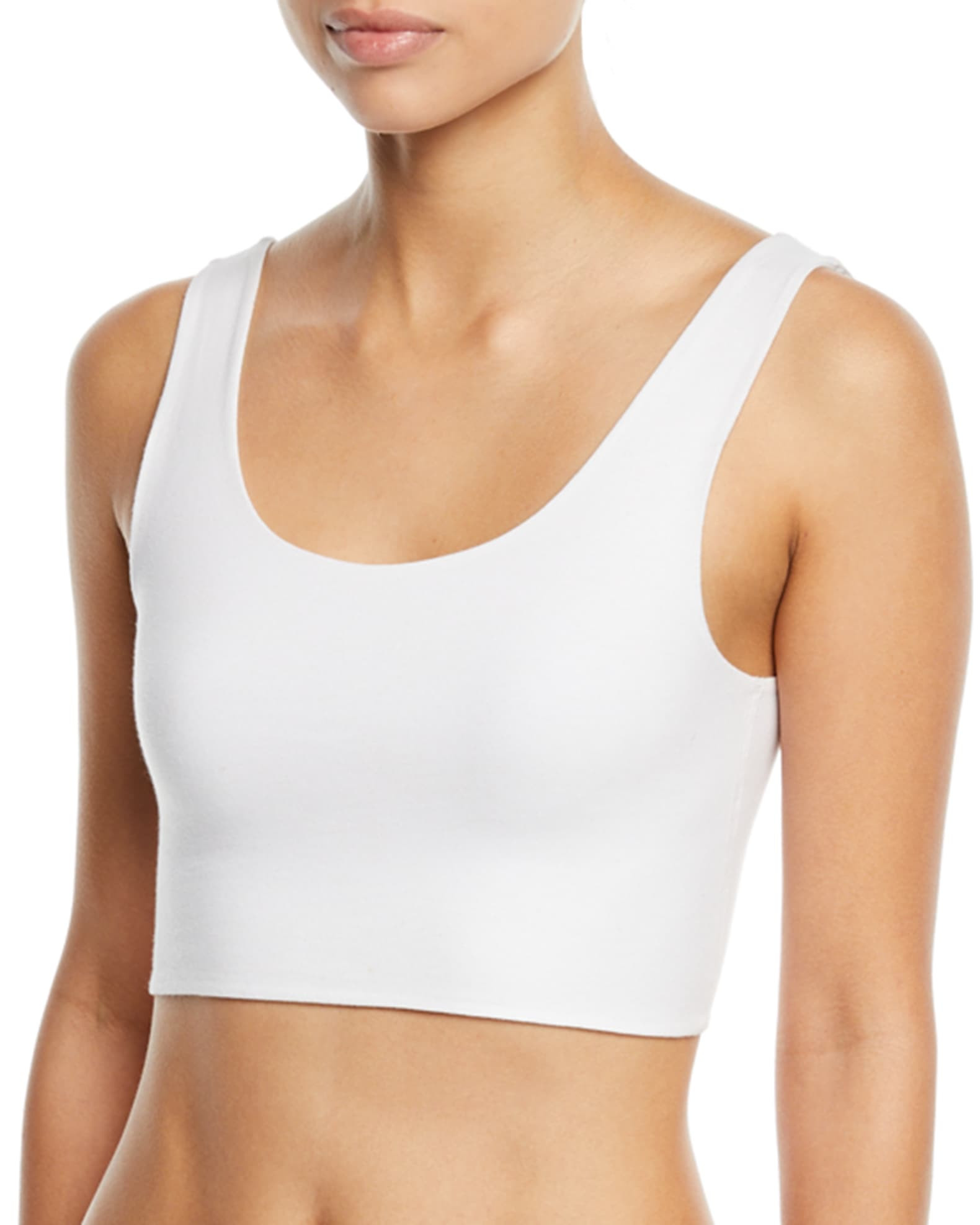 Skin Supernatural Clio Organic Cotton Crop Top | Neiman Marcus
