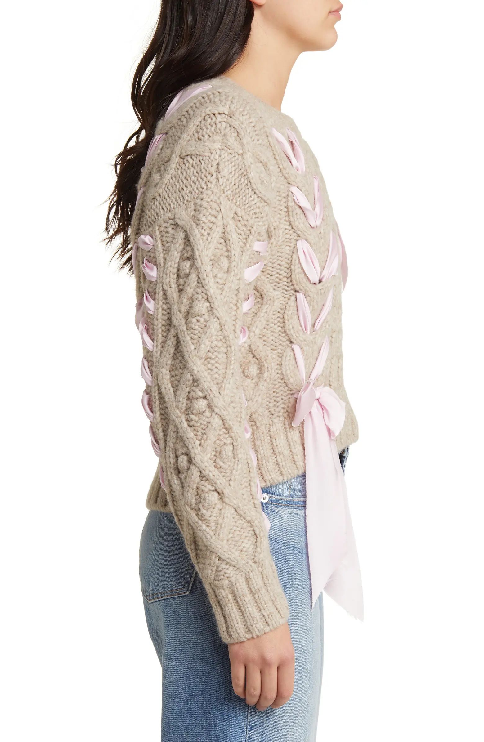 Parson Bow Cable Stitch Sweater | Nordstrom