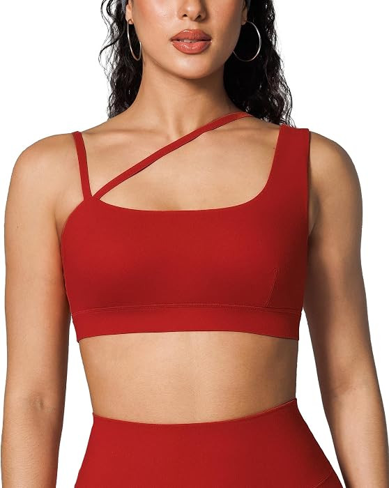 BRXL Sports Bra for Women Adjustable Spaghetti Strap Removable Pads Low Impact Light Support Yoga... | Amazon (US)