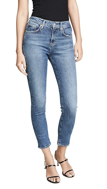 Toni Mid Rise Straight Jeans | Shopbop