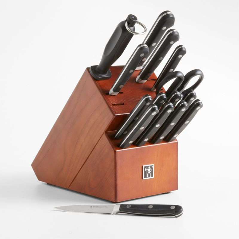 ZWILLING J.A. Henckels Classic Precision 16-Piece Knife Block Set + Reviews | Crate & Barrel | Crate & Barrel