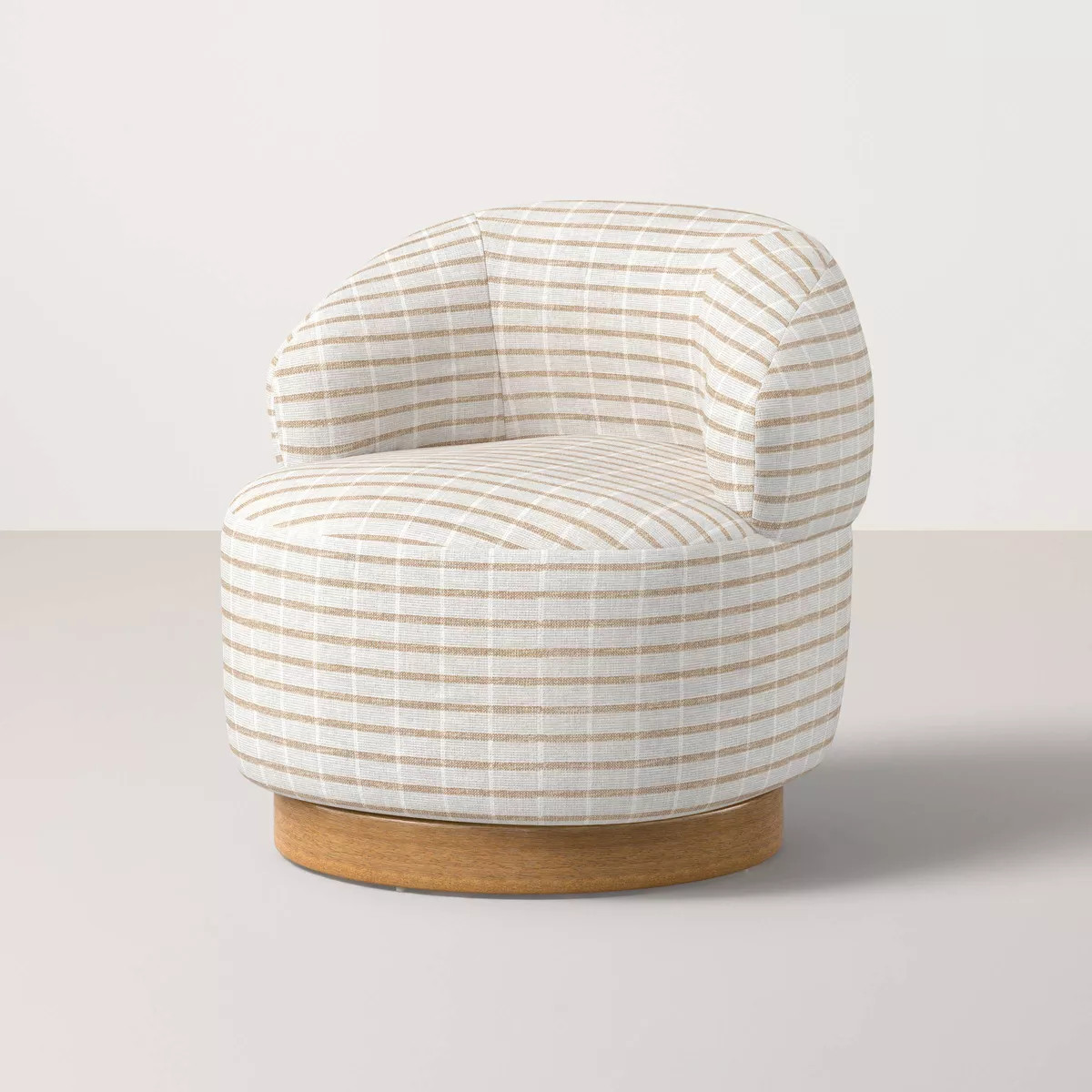 Swivel Chair with Plinth - Hearth & Hand™ with Magnolia | Target