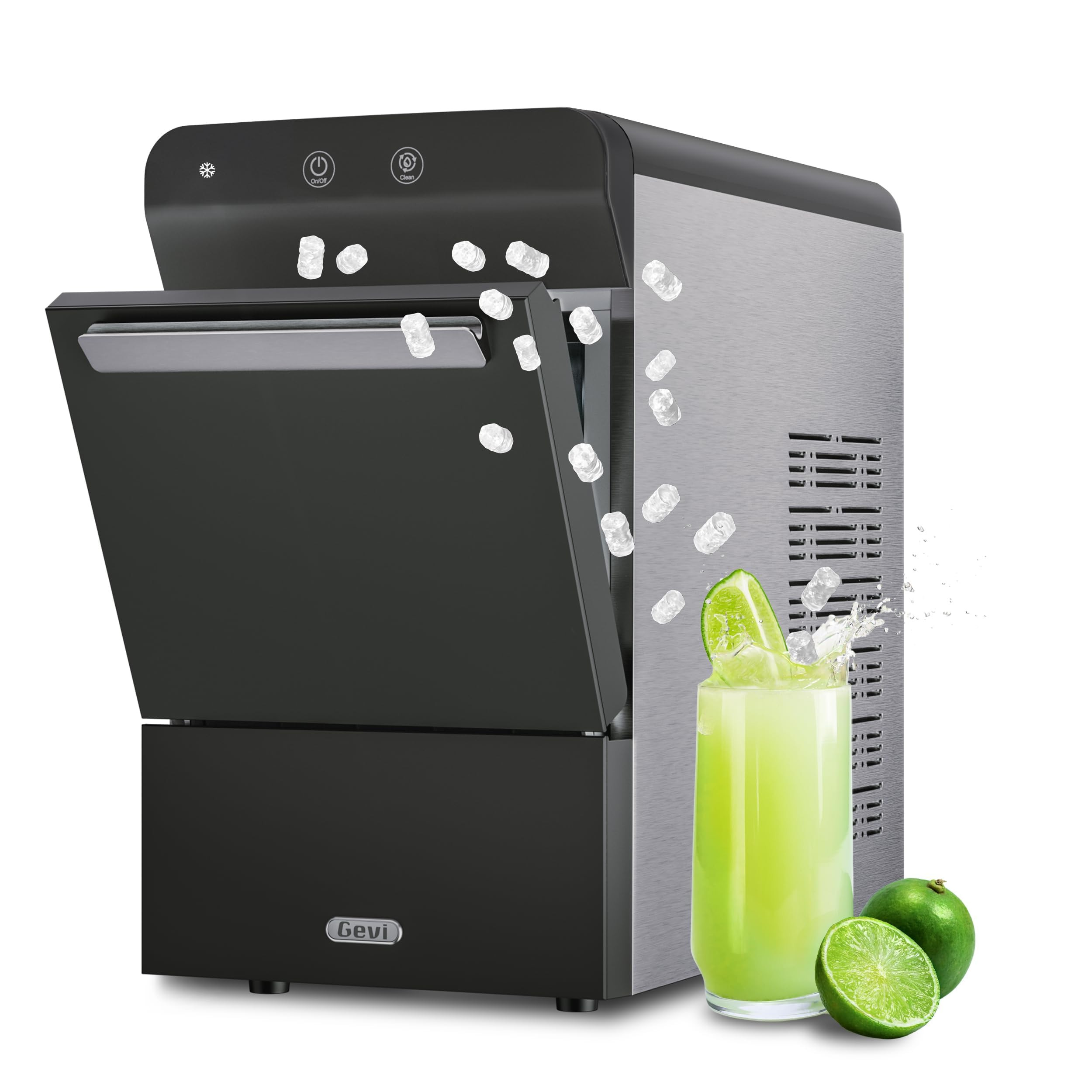 Gevi V2.0 Nugget Ice Maker, 38lbs/24H Countertop Pellet Ice Machine with Self-Cleaning, Energy-Ef... | Amazon (US)