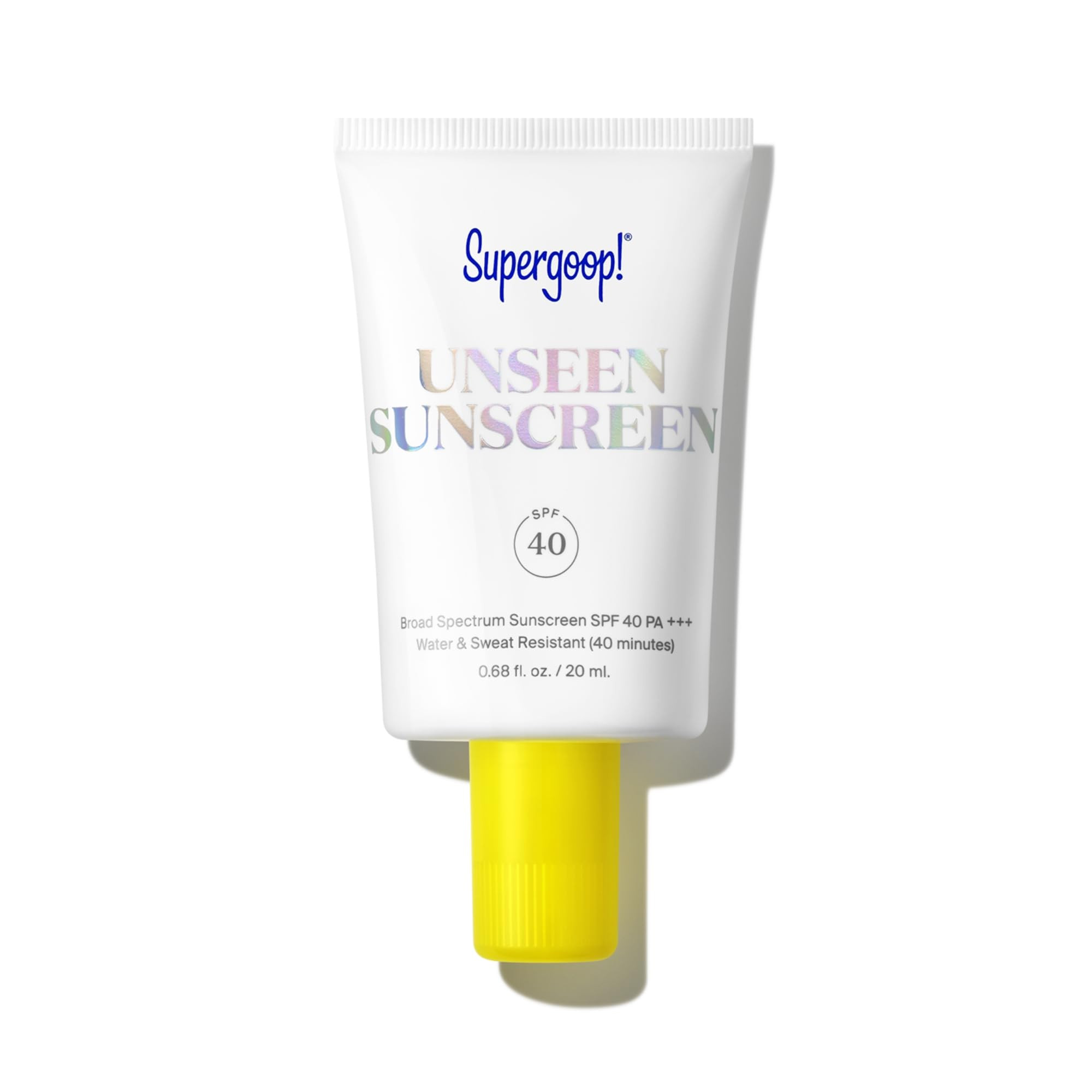 Supergoop! Unseen Sunscreen - SPF 40 - Clear & Invisible Face Sunscreen + Broad Spectrum + Makeup... | Amazon (US)