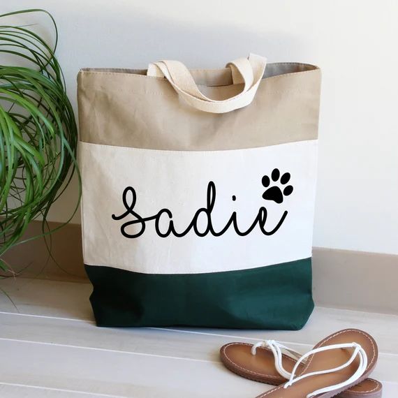 Custom Dog Mom Gift Personalized Pet Bag Custom Pet Bag | Etsy | Etsy (US)