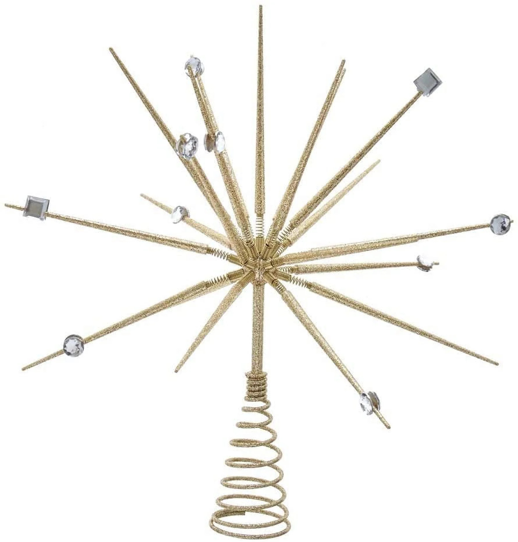 Kurt S. Adler Gold Starburst Throng Treetop Tree Topper, Multi, 14.8" | Walmart (US)